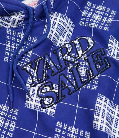 Yardsale Argyle Hoodie - Blue