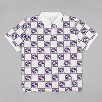 Yardsale Bellagio Polo Shirt - White / Lavender thumbnail