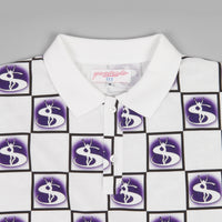 Yardsale Bellagio Polo Shirt - White / Lavender thumbnail
