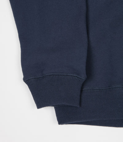 Yardsale Blair Quarterzip Sweatshirt - Marine Blue