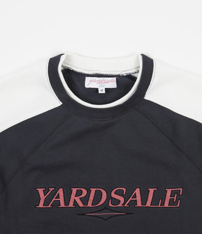 Yardsale Club Crewneck Sweatshirt - Navy / White