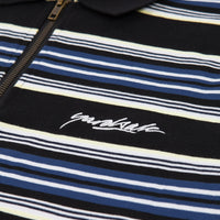 Yardsale Dolores 1/4 Zip Polo Sweatshirt - Black / Navy / Yellow thumbnail