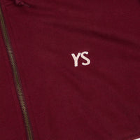 Yardsale Draw String Full Zip Sweatshirt - Cardinal / White thumbnail