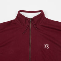 Yardsale Draw String Full Zip Sweatshirt - Cardinal / White thumbnail