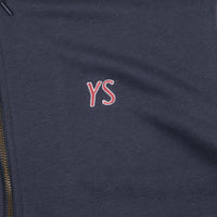 Yardsale Draw String Full Zip Sweatshirt - Navy / White thumbnail