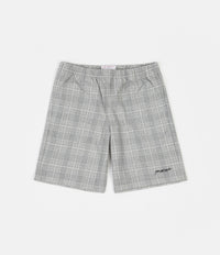 Yardsale Flannel Shorts  - Grey / White