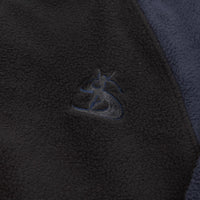 Yardsale Fleece Bomber Jacket - Black / Navy thumbnail