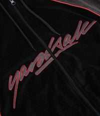 Yardsale Gem Velour Full-Zip Hoodie - Black / Grey | Flatspot