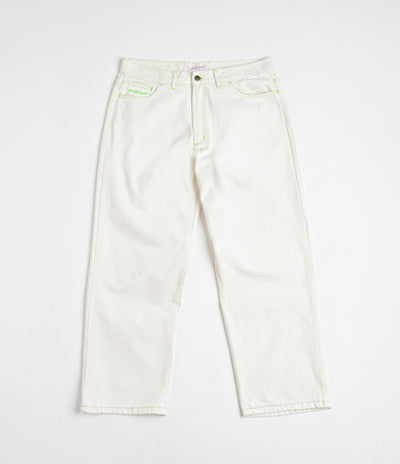 Yardsale Goblin Jeans - White / Green