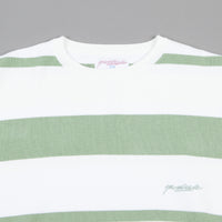 Yardsale Henry Knit Crewneck Sweatshirt  - Fern / White thumbnail