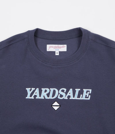 Yardsale Holme-Lacey Ribbed Crewneck Sweatshirt - Blue