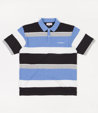 Yardsale Kingston Polo Shirt - Blue / Grey / White