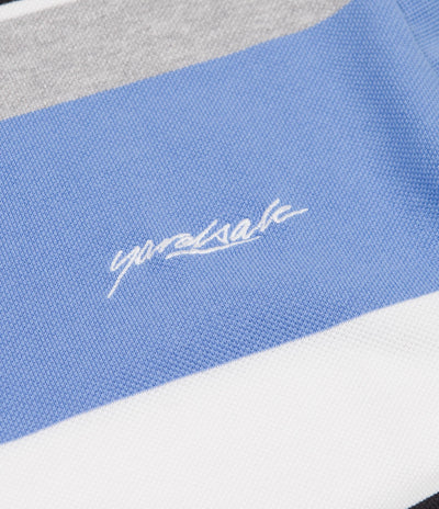 Yardsale Kingston Polo Shirt - Blue / Grey / White