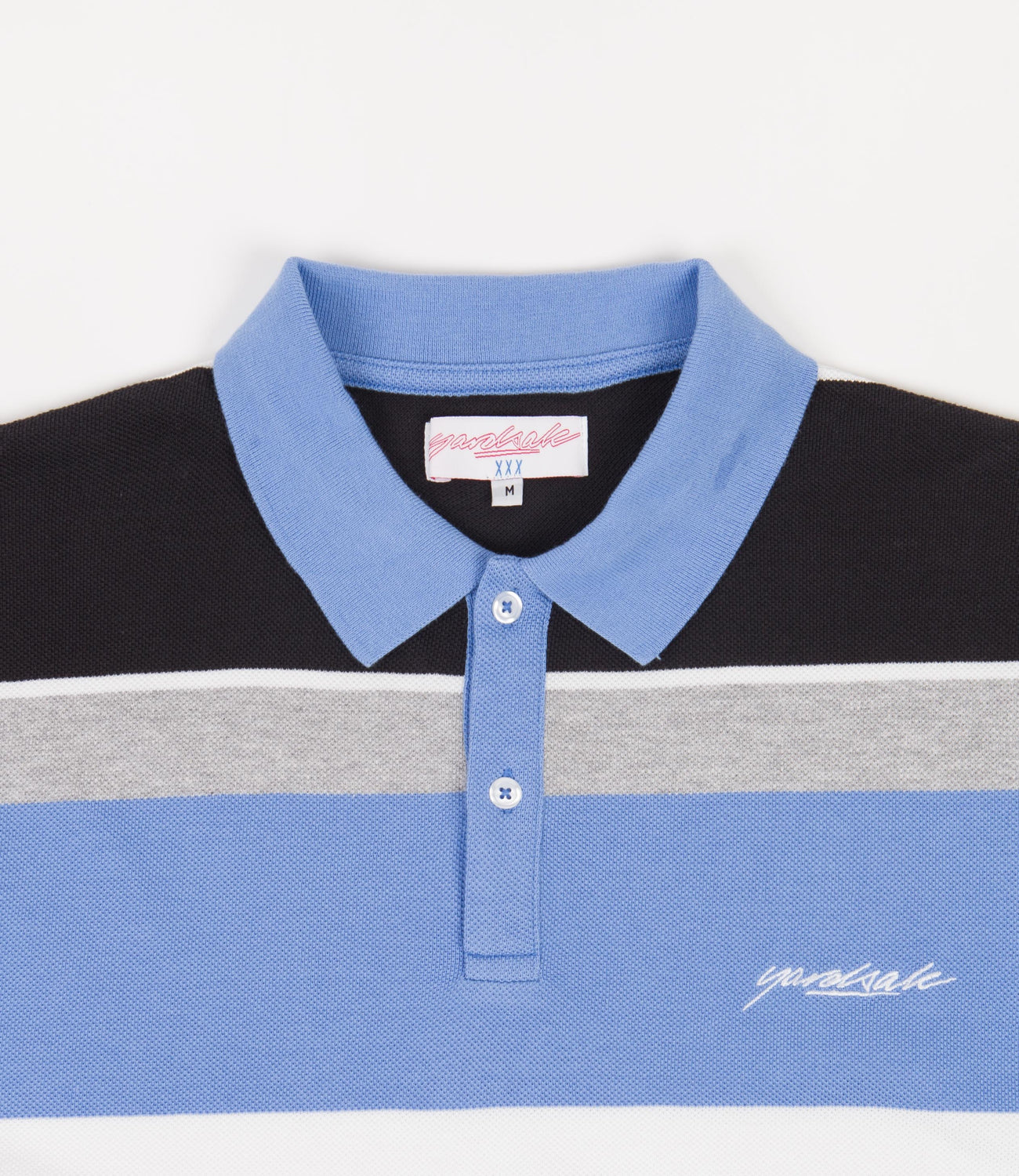 Yardsale Kingston Polo Shirt - Blue / Grey / White | Flatspot