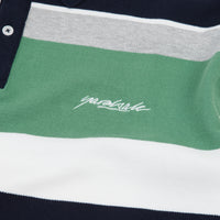 Yardsale Kingston Polo Shirt - Green / Grey / White thumbnail