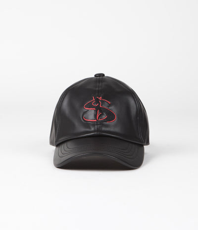 Yardsale Leather Phantasy Cap - Black