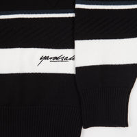 Yardsale Lounge Knitted Crewneck Sweatshirt - Black / White thumbnail