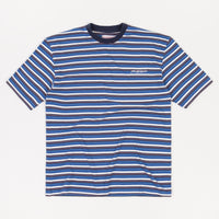 Yardsale Mac Crew T-Shirt - Blue / Grey / White thumbnail