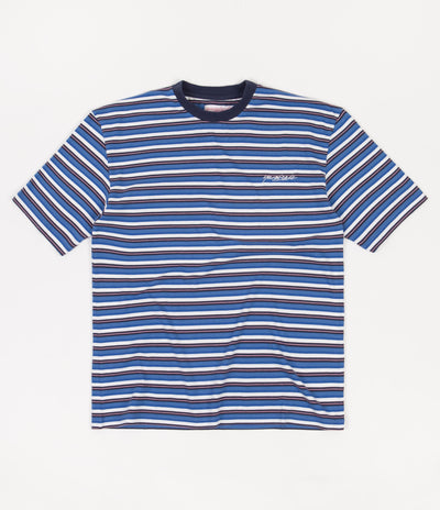 Yardsale Mac Crew T-Shirt - Blue / Grey / White