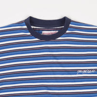 Yardsale Mac Crew T-Shirt - Blue / Grey / White thumbnail