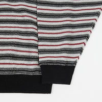 Yardsale Visage Knit Crewneck Sweatshirt - Black / Red thumbnail