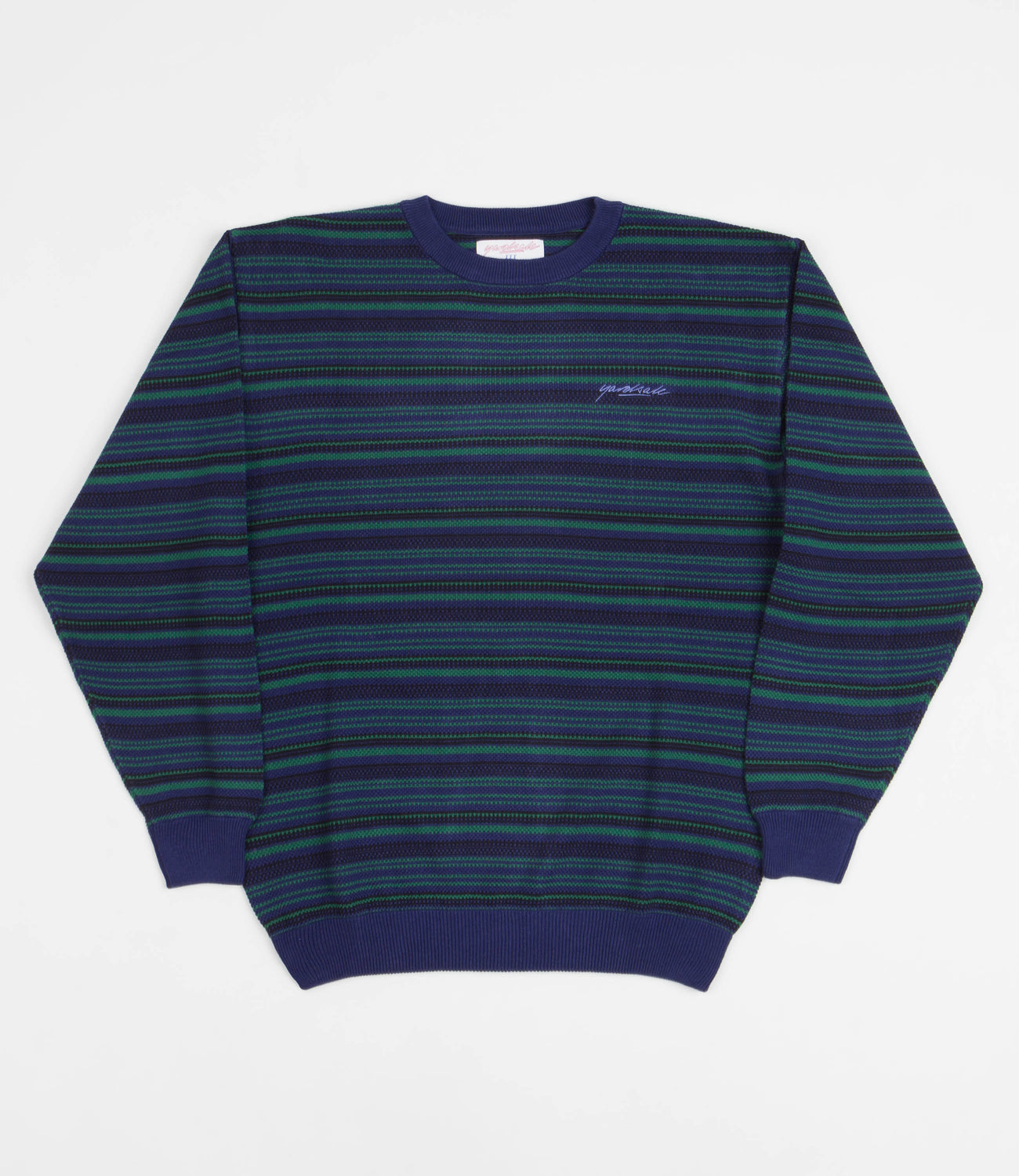 Yardsale Mirage Knitted Crewneck Sweatshirt - Dark | Flatspot