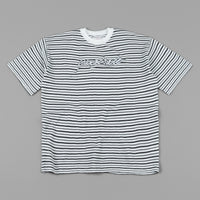 Yardsale Mobb Knitted Script T-Shirt - White / Black thumbnail