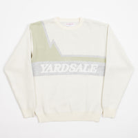 Yardsale Mountain Knitted Sweatshirt - Off-White / Green thumbnail
