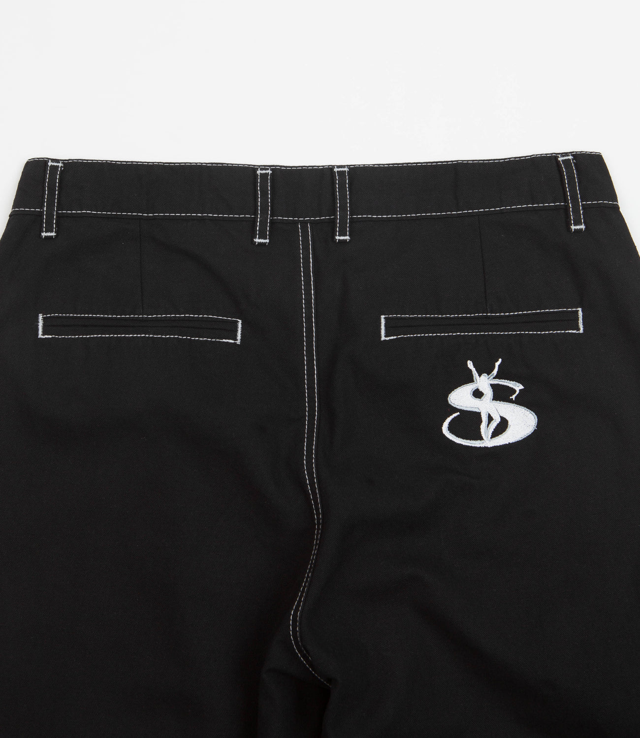 Yardsale Phantasy Slacks - Black / White | Flatspot