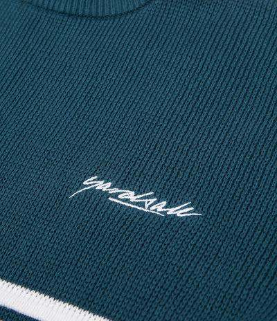 Yardsale Pierre Knitted Sweatshirt - Emerald