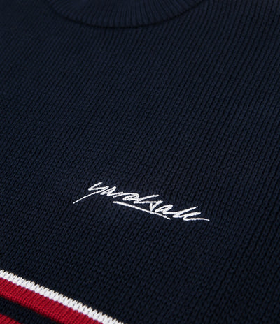 Yardsale Pierre Knitted Sweatshirt - Navy