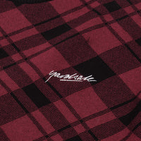 Yardsale Plaid Knitted Crewneck Sweatshirt - Red / Black thumbnail