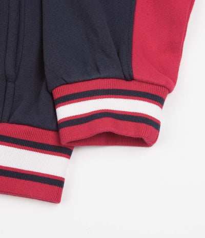 Yardsale Pradel Full Zip Jacket - Navy / Red / White
