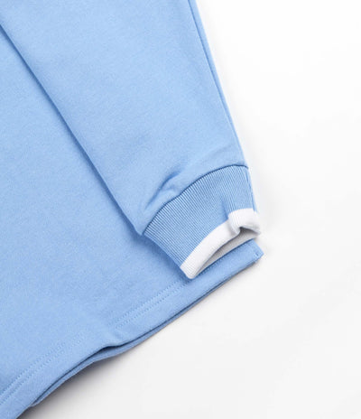 Yardsale Dipped Quarter-Zip Sweatshirt - Baby Blue