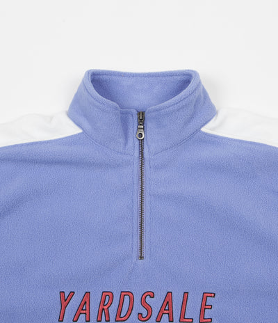 Yardsale Quarterzip Fleece - Lilac / White