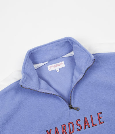Yardsale Quarterzip Fleece - Lilac / White