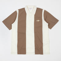 Yardsale Quartz Polo Shirt - Brown / Cream thumbnail