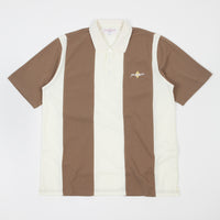 Yardsale Quartz Polo Shirt - Brown / Cream thumbnail