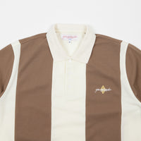 Yardsale Quartz Polo Shirt - Brown / Cream thumbnail