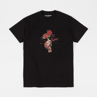 Yardsale Red Rose T-Shirt - Black thumbnail