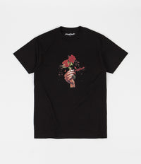 Yardsale Red Rose T-Shirt - Black