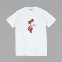 Yardsale Red Rose T-Shirt - White thumbnail