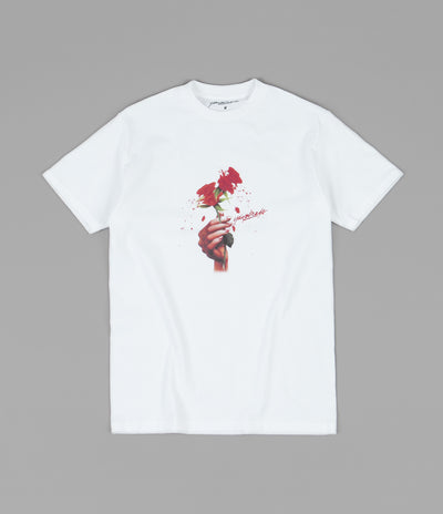 Yardsale Red Rose T-Shirt - White