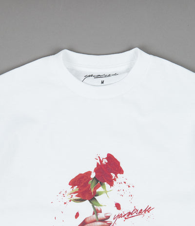 Yardsale Red Rose T-Shirt - White