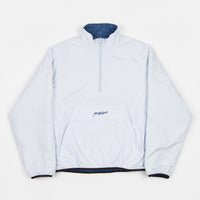 Yardsale Reversible Half-Zip Puffer Jacket - Light Grey / Blue