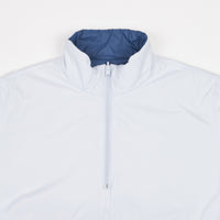 Yardsale Reversible Half-Zip Puffer Jacket - Light Grey / Blue