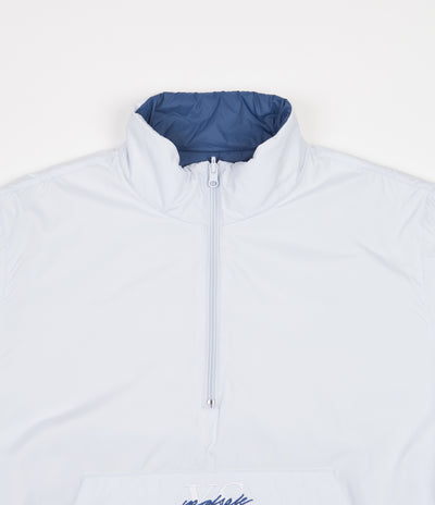 Half zip puffer jacket deals