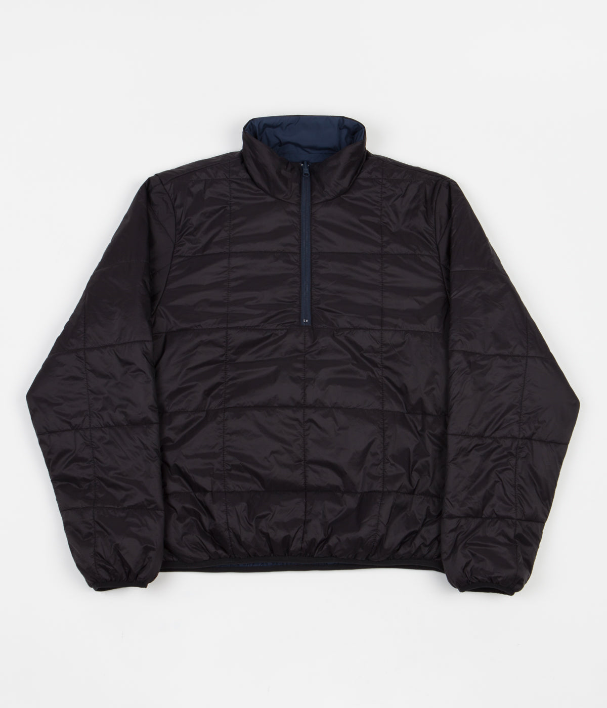 Yardsale Reversible Half-Zip Puffer Jacket - Navy / Black | Flatspot