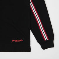 Yardsale Ribbed Polo Shirt - Black thumbnail