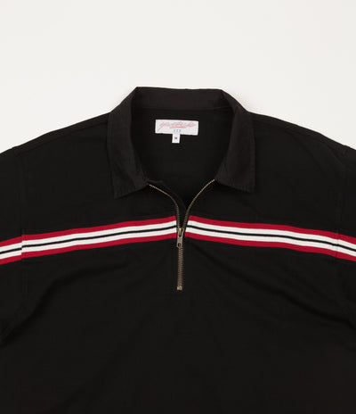 Yardsale Ribbed Polo Shirt - Black